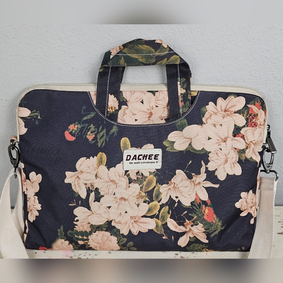Dachee | Bags | Dachee Black Peony 5 Waterproof Laptop Case | Poshmark